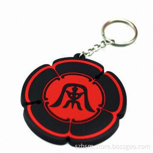 Cartoon 3D Plastic Keychain
